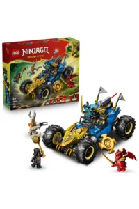 LEGO ® NINJAGO® Jay's Transforming Car  - 8+ Creative Toy Building Set (387 Pieces)