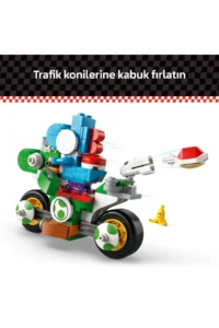 LEGO ® Super Mario™: Mario Kart™ – Yoshi Bike  -7+ Creative Toy Building Set for Kids (133P) - Image 7