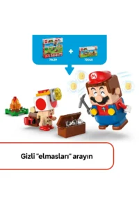 LEGO ® Super Mario™ Captain Toad Camp  - Creative Toy Building Set for Kids 6+ (159P) - Image 7