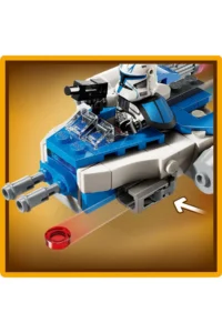 LEGO ® Star Wars: The Clone Wars Captain Rex™ Y-Wing™ Micro Warrior  - 6+ Toy Building Set (99P) - Image 6