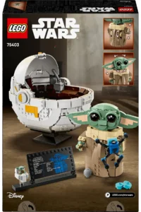 LEGO ® Star Wars: The Mandalorian™ Flying Baby Car Grogu™  - 10+ Toy Building Set (1048P) - Image 4