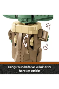 LEGO ® Star Wars: The Mandalorian™ Flying Baby Car Grogu™  - 10+ Toy Building Set (1048P) - Image 6