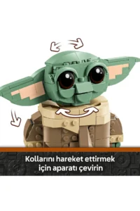 LEGO ® Star Wars: The Mandalorian™ Flying Baby Car Grogu™  - 10+ Toy Building Set (1048P) - Image 7