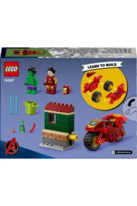 LEGO ® Marvel Motorcycle Iron Man and Hulk  - 4+ Creative Toy Building Set (68P) - Image 4