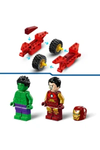 LEGO ® Marvel Motorcycle Iron Man and Hulk  - 4+ Creative Toy Building Set (68P) - Image 8