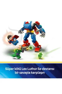LEGO ® DC Batman™ Superman™ Robot vs. Lex Luthor™  - 6+ Toy Building Set (120 Pieces) - Image 9