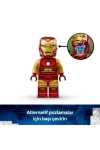 LEGO ® Marvel Iron Man Robot vs. Ultron  - 6+ Creative Toy Building Set (101 Pieces) - Image 7