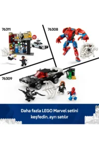 LEGO ® Marvel Spider-Man vs. Venom Car  - Toy Building Set for Kids 7+ (254P) - Image 10