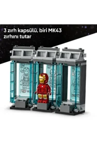 LEGO ® ǀ Marvel Iron Man's Laboratory: Hall of Armor  - 8+ Creative Toy Building Set (384P) - Image 6
