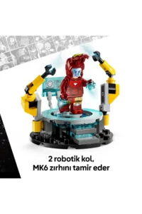 LEGO ® ǀ Marvel Iron Man's Laboratory: Hall of Armor  - 8+ Creative Toy Building Set (384P) - Image 7