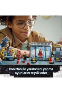 LEGO ® ǀ Marvel Iron Man's Laboratory: Hall of Armor  - 8+ Creative Toy Building Set (384P) - Image 8