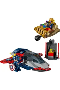 LEGO ® ǀ Marvel Captain America vs. Thanos - Creative Toy Building Set for Kids 4+ (107P) - Image 2