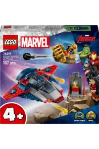 LEGO ® ǀ Marvel Captain America vs. Thanos - Creative Toy Building Set for Kids 4+ (107P) - Image 3