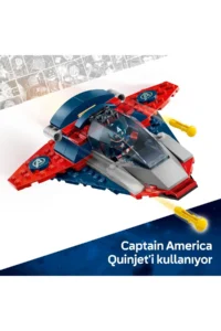 LEGO ® ǀ Marvel Captain America vs. Thanos - Creative Toy Building Set for Kids 4+ (107P) - Image 9
