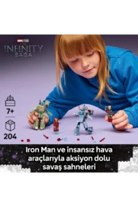 LEGO ® ǀ Marvel Iron Man and War Machine vs. Hammer Drones - Image 5