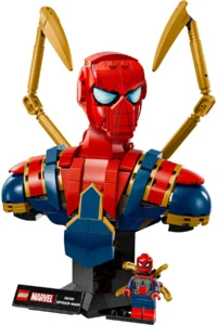 LEGO ® ǀ Marvel Iron Spider-Man Bust  - Collectible Model Building Set for Adults (379P) - Image 2