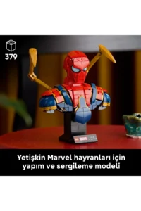 LEGO ® ǀ Marvel Iron Spider-Man Bust  - Collectible Model Building Set for Adults (379P) - Image 5
