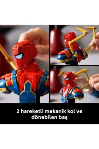 LEGO ® ǀ Marvel Iron Spider-Man Bust  - Collectible Model Building Set for Adults (379P) - Image 7