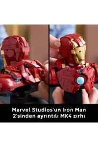 LEGO ® ǀ Marvel Iron Man MK4 Bust  - Collectible Model Building Set for Adults (436P) - Image 9
