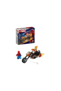 LEGO ® ǀ Marvel Spider-Man vs. Ghost Rider Motorcycle  - 6+ Creative Toy Building Set (72P)
