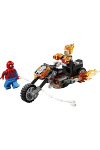 LEGO ® ǀ Marvel Spider-Man vs. Ghost Rider Motorcycle  - 6+ Creative Toy Building Set (72P) - Image 7