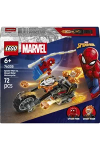 LEGO ® ǀ Marvel Spider-Man vs. Ghost Rider Motorcycle  - 6+ Creative Toy Building Set (72P) - Image 8