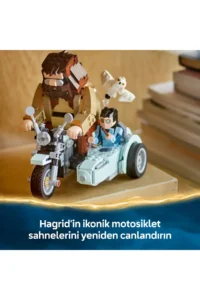 LEGO ® Harry Potter™ Hagrid™ and Harry's Motorcycle Journey  - 9+ Toy Building Set (617P) - Image 6