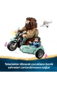 LEGO ® Harry Potter™ Hagrid™ and Harry's Motorcycle Journey  - 9+ Toy Building Set (617P) - Image 8