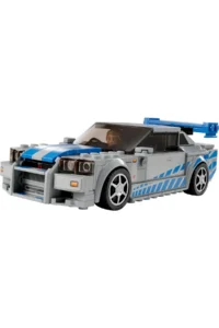 LEGO ® Speed ​​Champions Faster Furious Nissan Skyline GT-R (R34)  - 9+ Building Set (319P) - Image 2