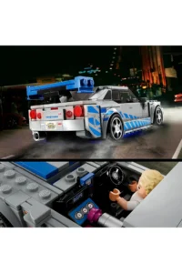 LEGO ® Speed ​​Champions Faster Furious Nissan Skyline GT-R (R34)  - 9+ Building Set (319P) - Image 7