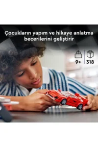LEGO ® Speed ​​Champions Ferrari F40 Super Car  – Toy Car Building Set for Kids 9+ (318P) - Image 8