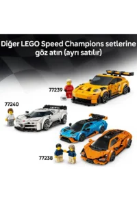 LEGO ® Speed ​​Champions Dodge Challenger SRT Hellcat Sports Car  - 9+ Toy Building Set (390P) - Image 10
