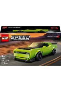 LEGO ® Speed ​​Champions Dodge Challenger SRT Hellcat Sports Car  - 9+ Toy Building Set (390P) - Image 3