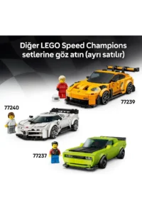 LEGO ® Speed ​​Champions Lamborghini Revuelto and Huracán STO  - 10+ Toy Building Set (607P) - Image 10