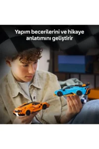 LEGO ® Speed ​​Champions Lamborghini Revuelto and Huracán STO  - 10+ Toy Building Set (607P) - Image 7