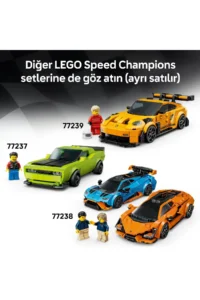 LEGO ® Speed ​​Champions Bugatti Centodieci Hyper Sports Car  - 9+ Toy Car Building Set (291P) - Image 10
