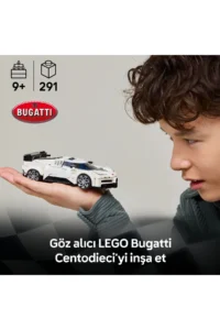 LEGO ® Speed ​​Champions Bugatti Centodieci Hyper Sports Car  - 9+ Toy Car Building Set (291P) - Image 5