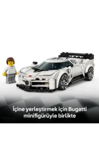LEGO ® Speed ​​Champions Bugatti Centodieci Hyper Sports Car  - 9+ Toy Car Building Set (291P) - Image 8