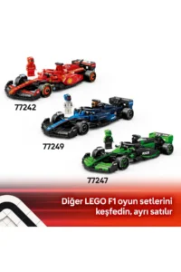 LEGO ® Speed ​​Champions Aston Martin Aramco F1® AMR24 Race Car  - 10+ Toy Building Set (269P) - Image 10