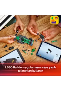 LEGO ® Speed ​​Champions Aston Martin Aramco F1® AMR24 Race Car  - 10+ Toy Building Set (269P) - Image 9