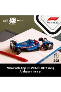 LEGO ® Speed ​​Champions Visa Cash App RB VCARB 01 F1® Race Car  - 18+ Toy Set (248Pr) - Image 5