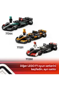 LEGO ® Speed ​​Champions BWT Alpine F1® Team A524 Race Car  - 10+ Toy Building Set (258P) - Image 10