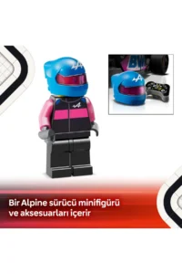 LEGO ® Speed ​​Champions BWT Alpine F1® Team A524 Race Car  - 10+ Toy Building Set (258P) - Image 7