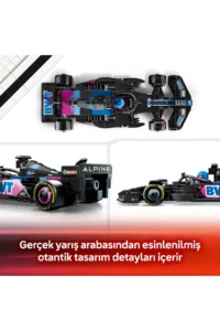 LEGO ® Speed ​​Champions BWT Alpine F1® Team A524 Race Car  - 10+ Toy Building Set (258P) - Image 8