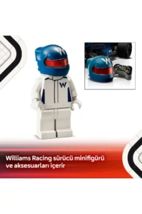 LEGO ® Speed ​​Champions Williams Racing FW46 F1® Race Car -10+ Creative Toy Building Set(263P) - Image 7