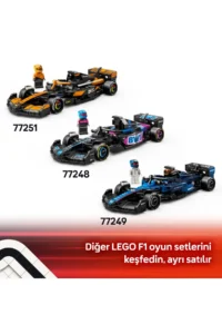 LEGO ® Speed ​​Champions MoneyGram Haas F1® Team VF-24 Race Car  - 10+ Toy Building Set (242P) - Image 10