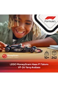 LEGO ® Speed ​​Champions MoneyGram Haas F1® Team VF-24 Race Car  - 10+ Toy Building Set (242P) - Image 5