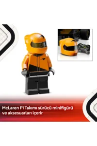 LEGO ® Speed ​​Champions McLaren F1® Team MCL38 Race Car  - 10+ Toy Building Set (269P) - Image 7