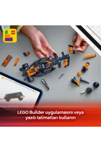 LEGO ® Speed ​​Champions McLaren F1® Team MCL38 Race Car  - 10+ Toy Building Set (269P) - Image 9