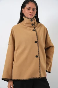 Bigdart Women Embroidered Bowl Jacket 9167 - Mustard